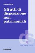 Gli atti di disposizione non patrimoniali