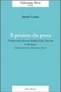 Il pensiero che prova. Il destino nella riflessione filosofica di fine Settecento in Germania (Herder, Schelling, Holderlin, Hegel)