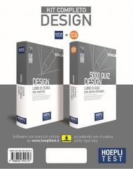 Hoepli test. Design. Kit completo: Libro di teoria con esercizi-5000 Quiz con prove simulate. Con Contenuto digitale per download