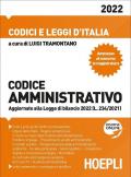 Codice amministrativo. Aggiornato alla Legge di Stabilità 2022