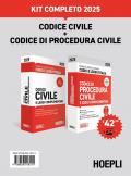 Codice civile e Codice di procedura civile 2025. Kit completo