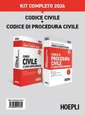 Codice civile e Codice di procedura civile 2026. Kit completo