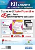 Kit completo per la preparazione al concorso Comune Sesto Fiorentino. 45 posti area amministrativo-contabile. Con software di simulazione. Con Video