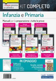 Kit completo concorso a cattedra scuola infanzia e primaria. Per la preparazione completa a tutte le prove selettive. Con software di simulazione