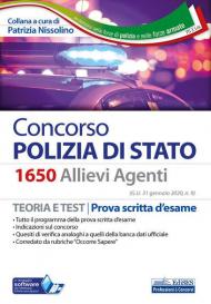 Concorso 1650 allievi agenti Polizia di Stato. Teoria e test. Prova scritta d'esame. Con software di simulazione