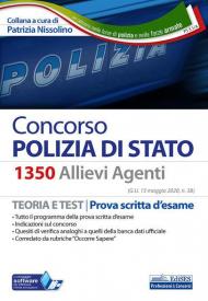 Concorso 1350 allievi agenti Polizia di Stato. Teoria e test. Prova scritta d'esame. Con software di simulazione