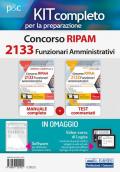 Kit completo Concorso RIPAM 2133 funzionari amministrativi. Manuale, test e software di esercitazione per la prova preselettiva. Con aggiornamento online. Con software di simulazione. Con videocorso