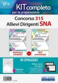 Concorso 315 allievi dirigenti SNA. Kit completo per la preparazione. Con aggiornamento online. Con software di simulazione. Con videocorso