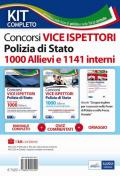 Kit concorsi Vice Ispettori Polizia di Stato. Manuale e quiz commentati per 1000 Allievi e 1141 interni. Con e-book