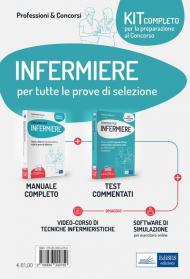 Kit dei concorsi per infermiere. Volumi completi per la preparazione alle prove selettive. Con aggiornamento online. Con software di simulazione