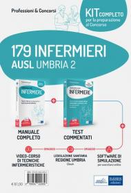 Kit completo per la preparazione al concorso 179 infermieri AUSL Umbria 2. Con e-book. Con software di simulazione. Con Video