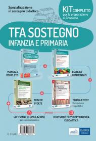 Kit completo per la preparazione al concorso: Specializzazione in sostegno didattico-Competenze linguistiche e comprensione del testo. Teoria ed esercizi commentati per tutti i concorsi-EdiTEST. Tracce svolte per la prova scritta di sostegno didattico-TFA