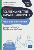 Concorso Accademia Militare Arma dei Carabinieri. Prova orale di matematica
