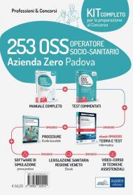 Kit concorso 253 OSS Azienda Zero Padova: manuale e test. Con ebook. Con software di simulazione