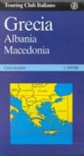 Grecia. Albania. Macedonia 1:800.000