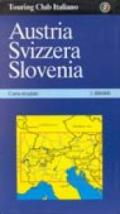 Austria. Svizzera. Slovenia 1:800.000