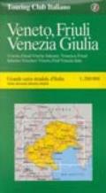 Veneto, Friuli Venezia Giulia 1:200.000