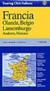 Francia, Olanda, Belgio, Lussemburgo, Andorra, Monaco 1:800.000