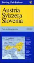 Austria, Svizzera, Slovenia 1:800.000