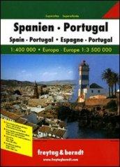 Spagna, Portogallo 1:400.000-Europa 1:3.500.000. Superatlante. Ediz. multilingue