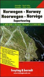 Norvegia. Atlante stradale 1:400.000 Europa 1:3.500.000