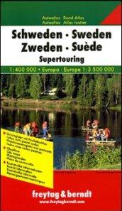 Svezia Supertouring 1:400.000 - Europa 1:3.500.000. Atlante stradale