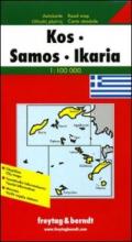 Kos, Samos, Ikaria 1:100.000