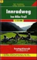 Innradweg. Inn Bike Trail 1:125.000. Rad-Freizeitkarte-Cycling-Leisure map. Ediz. inglese e tedesca