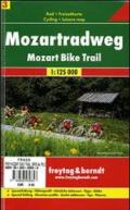 Mozartradweg. Mozart Bike Trail 1:125.000. Rad-Freizeitkarte-Cycling-Leisure map. Ediz. inglese e tedesca