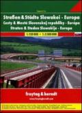 Road cities Slovak Republic atlas 1:150.000