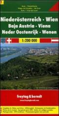 Bassa Austria, Vienna 1:200.000. Carta stradale e turistica. Ediz. multilingue