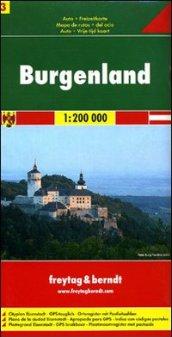 Burgenland 1:200.000. Carta stradale e turistica. Ediz. multilingue