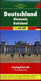 Germania 1:500.000. Carta stradale. Ediz. multilingue