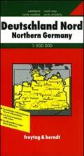 Germania settentrionale 1:500.000. Carta stradale. Ediz. multilingue