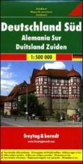 Germania meridionale 1:500.000. Carta stradale. Ediz. multilingue