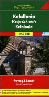 Cefalonia 1:50.000. Carta stradale e turistica. Ediz. multilingue