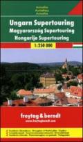Ungheria Supertouring 1:250.000. Atlante stradale. Ediz. multilingue