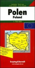 Polonia 1:750.000. Carta stradale. Ediz. multilingue