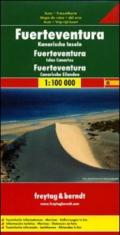 Fuerteventura: Isole Canarie 1:100.000. Carta stradale e turistica. Ediz. multilingue