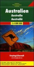 Australia 1:4.000.000. Carta stradale. Ediz. multilingue