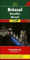 Bruxelles 1:10.000. Pianta della città. Ediz. multilingue