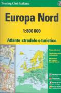 Europa nord. Atlante stradale e turistico 1:800.000