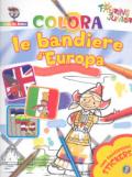Colora le bandiere d'Europa. Con stickers. Ediz. illustrata