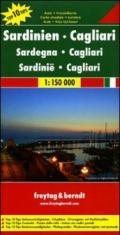 Sardegna, Cagliari 1:150.000. Carta stradale e turistica. Ediz. multilingue