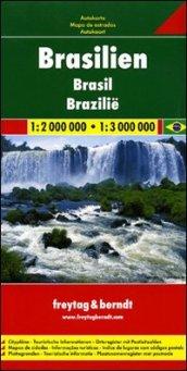 Brasile 1:2.000.000 - 1:3.000.000. Carta stradale. Ediz. multilingue