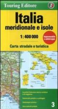 Italia meridionale e isole 1:400.000. Carta stradale e turistica