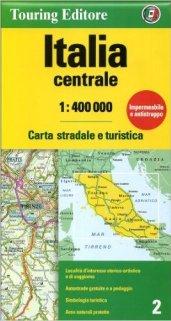 Italia centrale 1:400.000. Carta stradale e turistica