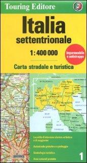 Italia settentrionale 1:400.000. Carta stradale e turistica