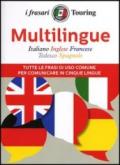 Multilingue: italiano, inglese, francese, tedesco, spagnolo. Tutte le frasi di uso comune per comunicare in cinque lingue. Ediz. multilingue