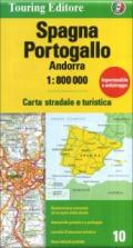 Spagna, Portogallo, Andorra 1:800.000. Ediz. multilingue